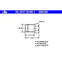 ATE 03.3517-5100.1 VERSCHLUSSSCHRAUBE