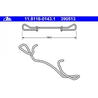 ATE 11.8116-0143.1 Gehaeusehaltefeder