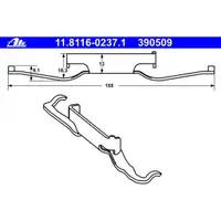 ATE 11.8116-0237.1 Gehaeusehaltefeder