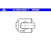 ATE 24.5004-0001.1 SCHLAUCHHALTER