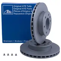 ATE 24.0128-0203.1 Bremsscheiben 2 Stück MERCEDES-BENZ