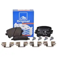 ATE Bremsenset Scheiben Ø282 voll Beläge hi. VW Audi Skoda Seat mit ele. Festbr.