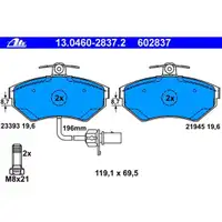 ATE Bremsenset Scheiben 280 mm Bremsbeläge Warnkontak vorn Passat 3B A4 Avant