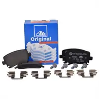 ATE Bremsenset Bremsscheiben Ø256 voll Bremsbeläge hinten Audi VW Skoda Seat
