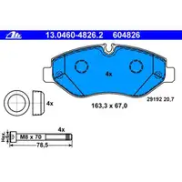 ATE 13.0460-4826.2 Belagsatz