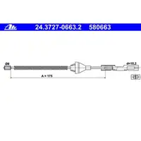 ATE 24.3727-0663.2 Bremsseil