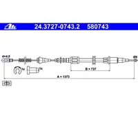 ATE 24.3727-0743.2 Bremsseil
