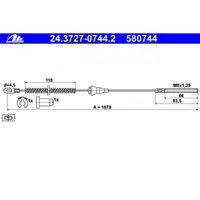ATE 24.3727-0744.2 Bremsseil