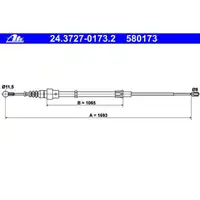 ATE 24.3727-0173.2 Bremsseil