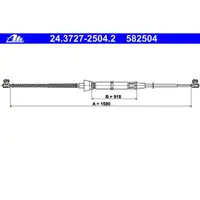 ATE 24.3727-2504.2 Bremsseil