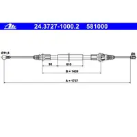 ATE 24.3727-1000.2 Bremsseil
