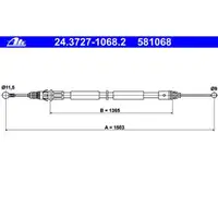 ATE 24.3727-1068.2 Bremsseil