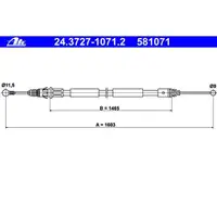 ATE 24.3727-1071.2 Bremsseil