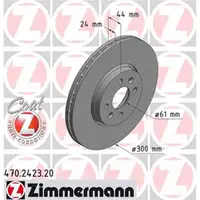 ZIMMERMANN 470.2423.20 Bremsscheiben 2 Stück