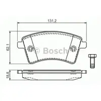BOSCH 0 986 494 332 Bremsbelagsatz, Scheibenbremse