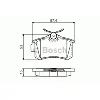 BOSCH 0 986 494 520 Bremsbelag