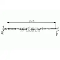 BOSCH 1 987 477 164 Seilzug, Feststellbremse