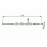 BOSCH 1 987 477 554 Seilzug, Feststellbremse