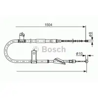 BOSCH 1 987 477 611 Seilzug, Feststellbremse