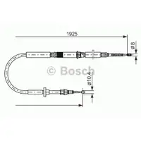 BOSCH 1 987 477 959 Seilzug, Feststellbremse