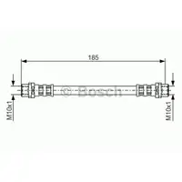 BOSCH 1 987 476 458 Bremsschlauch