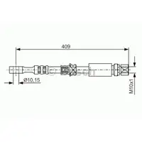 BOSCH 1 987 476 644 Bremsschlauch
