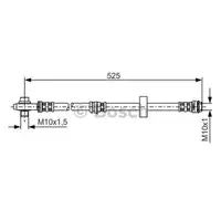 BOSCH 1 987 476 945 Bremsschlauch
