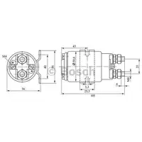 BOSCH 0 333 009 004 Relais, Arbeitsstrom