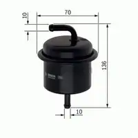 Kraftstofffilter Bosch 0 450 905 986 für Suzuki für Chevrolet
