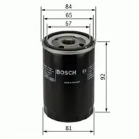 Ölfilter Bosch 0 986 452 036 für Chrysler für Daihatsu für Ford für Gmc für Opel