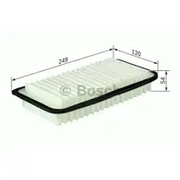 BOSCH 1 457 433 972 Luftfilter S3972