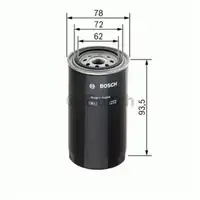 BOSCH 1 457 434 300 Kraftstofffilter N4300