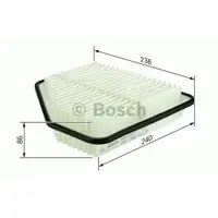 BOSCH F 026 400 176 Luftfilter S0176