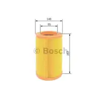 BOSCH F 026 400 194 Luftfilter S0194