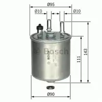 Kraftstofffilter Bosch F 026 402 081 für Renault