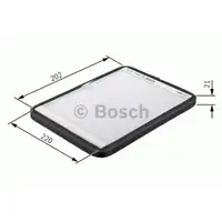 BOSCH 1 987 432 063 Filter, Innenraumluft M2063