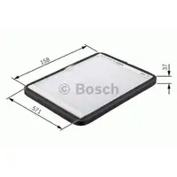 BOSCH 1 987 431 157 Filter, Innenraumluft M 1157