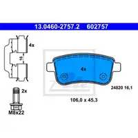 ATE 13.0460-2757.2 Belagsatz