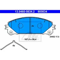 ATE 13.0460-5634.2 Belagsatz