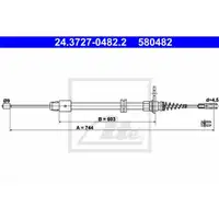 ATE 24.3727-0482.2 Bremsseil