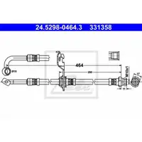 ATE 24.5298-0464.3 Bremsschlauch