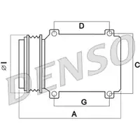 Kompressor Klimaanlage Denso DCP50120 für Toyota