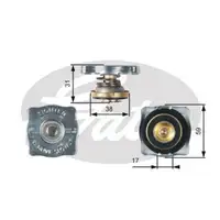 Verschlussdeckel Kühler Gates RC130 für Fiat für Lada