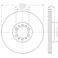 TEXTAR 92144803 Bremsscheiben 2 Stück vorne MITSUBISHI