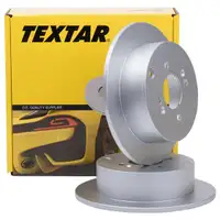 Original TEXTAR 92161303 Bremsscheiben 2 Stück hinten für HYUNDAI