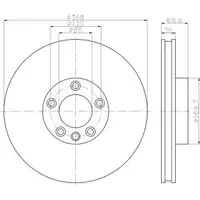 TEXTAR 92213603 Bremsscheiben 2 Stück VW