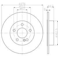 TEXTAR 92241303 Bremsscheiben 2 Stück MERCEDES-BENZ