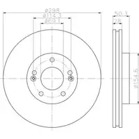 TEXTAR 92253603 Bremsscheiben 2 Stück HYUNDAI