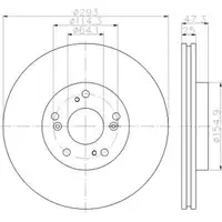 TEXTAR 92257303 Bremsscheiben 2 Stück für HONDA