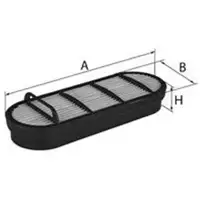 MANN-FILTER CF 2120 Sekundaerluftfilter